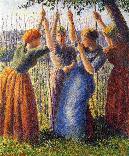 Bonde Kvinder Planting Stakes - 1891