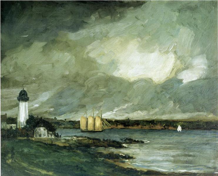 Pequot Lighthouse - Connecticut Coast - 1902