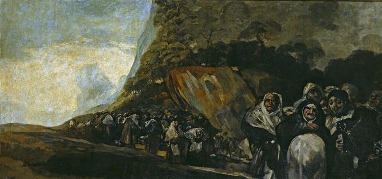 Romeria para a fonte de San Isidro / The Santo Escritório - 1823