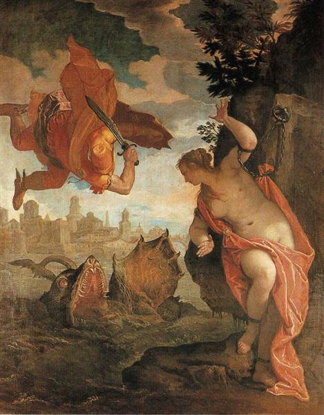 Perseus uwalniający Andromeda - 1578