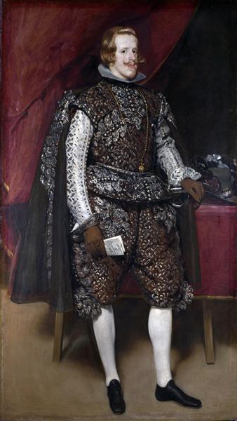 Felipe IV di Spagna in marrone e argento - 1632