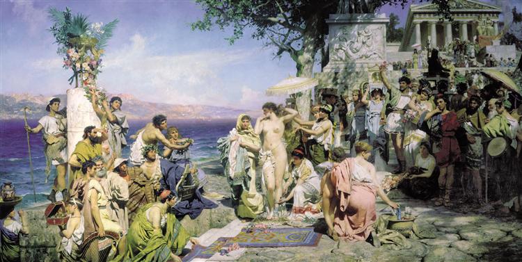 I fried on the celebration of Poseidon in Eleusis - 1889