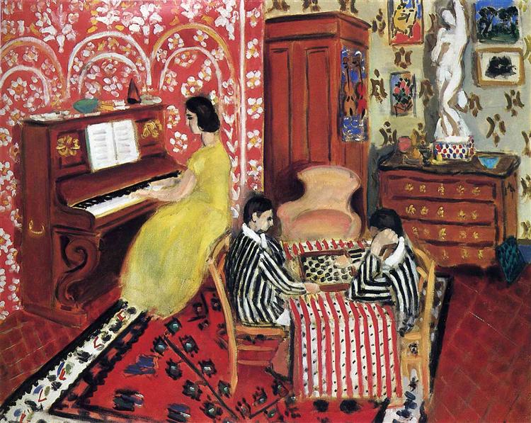 Pianista i damski gracze 1924