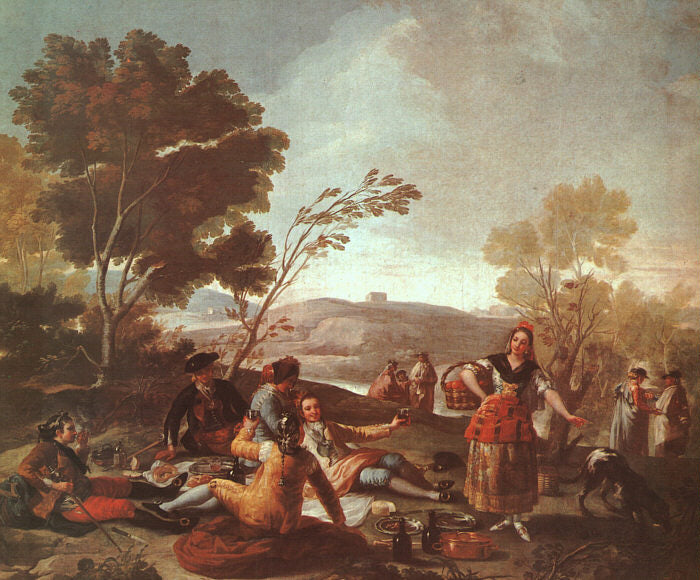 Picnic sulle rive di Manzanares - 1776