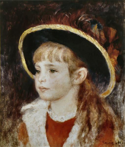 Jeanne Henriot (Fillette au Chapeau Bleu)