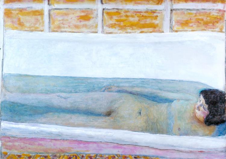 Nude no banheiro - 1925