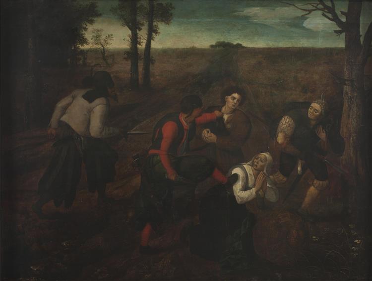 Peasants Attacked by Bandits - 1600