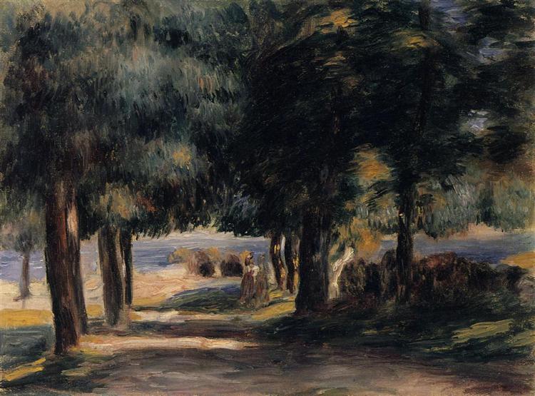 Foresta di Pini nella Costa Azzurra - 1885 