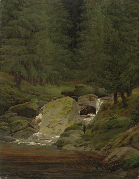 Pinos în La Cascada - 1828