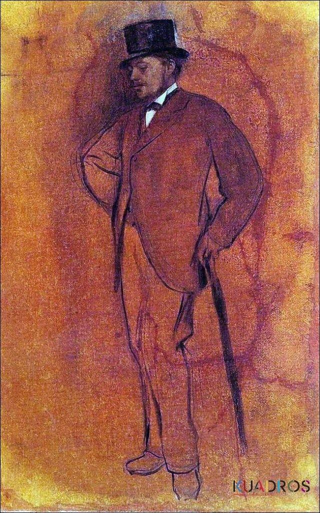 pintura Achille De Gas - Edgar Degas