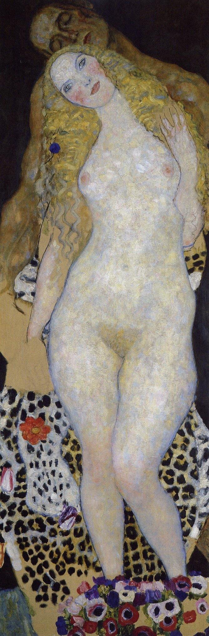 pintura Adam Y Eva - Gustav Klimt