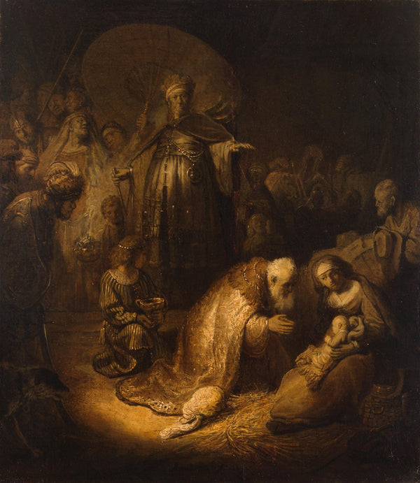 pintura Adoración De Los Magos - Rembrandt