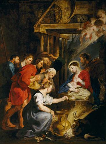 pintura Adoración De Los Pastores - Peter Paul Rubens