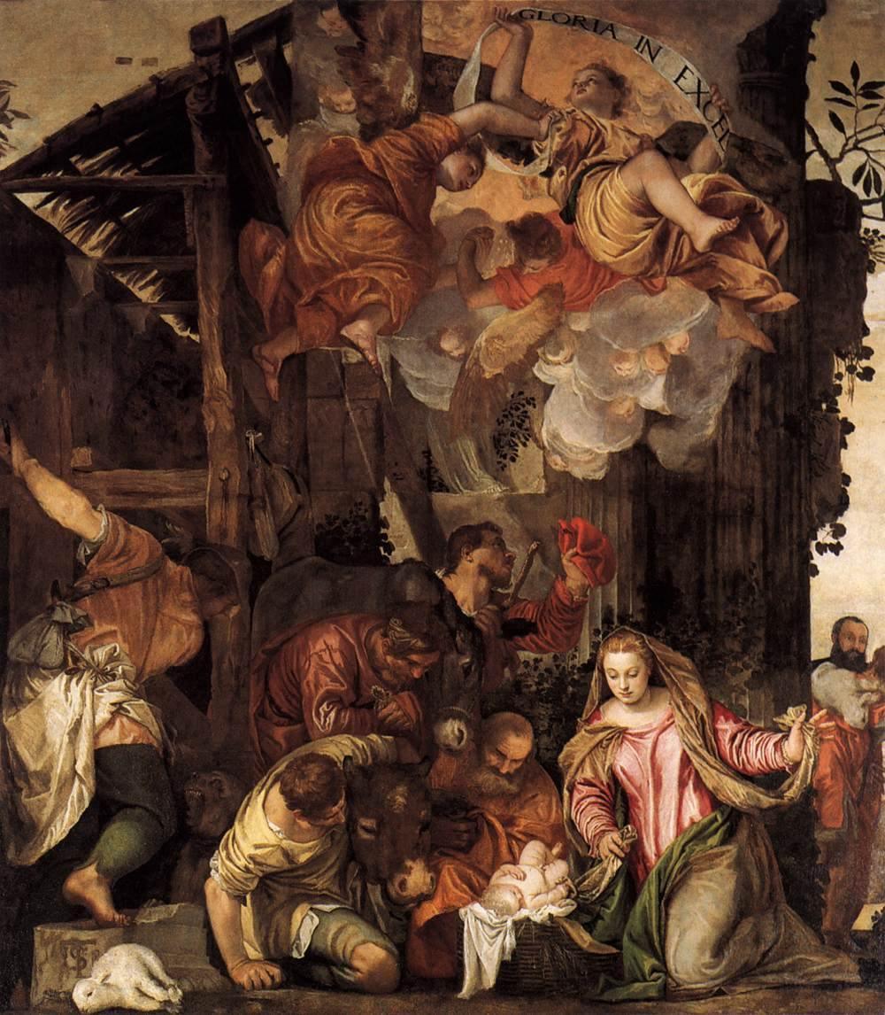pintura Adoración De Los Pastores - Pablo Veronese