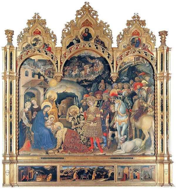 pintura Adoración de Los Magos - Gentile Da Fabriano