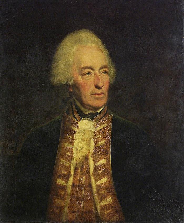 pintura Almirante Robert Roddam - Abbott Lemuel Francis