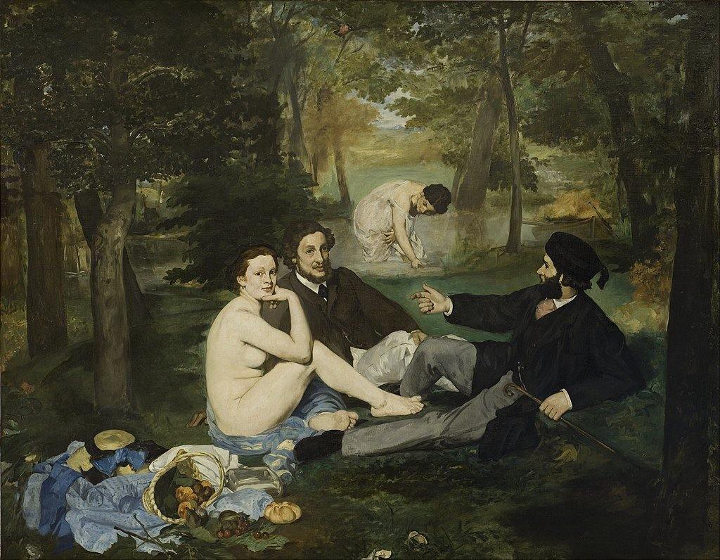 pintura Almuerzo Sobre La Hierva - Édouard Manet