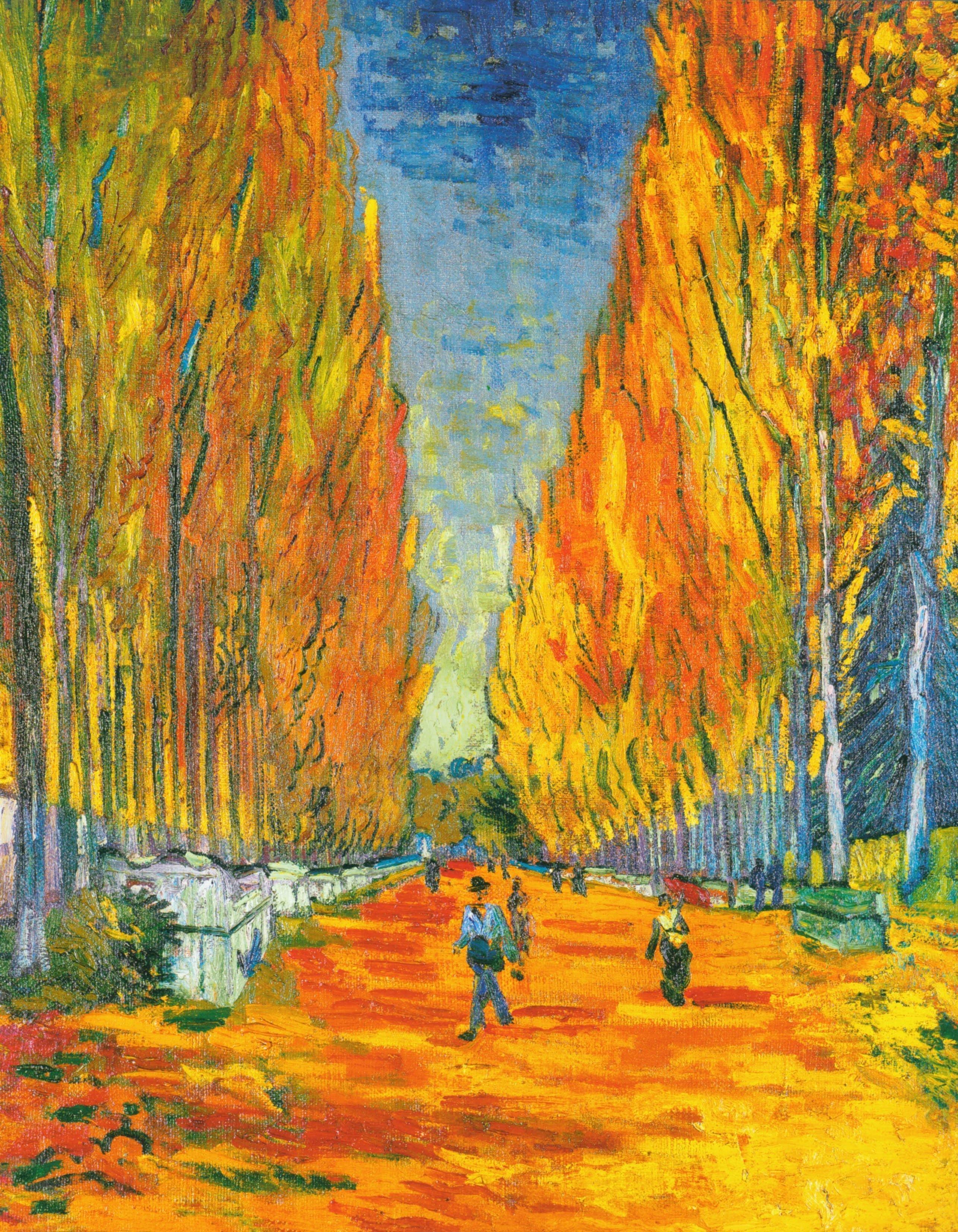 pintura Alyscamps - Vincent Van Gogh