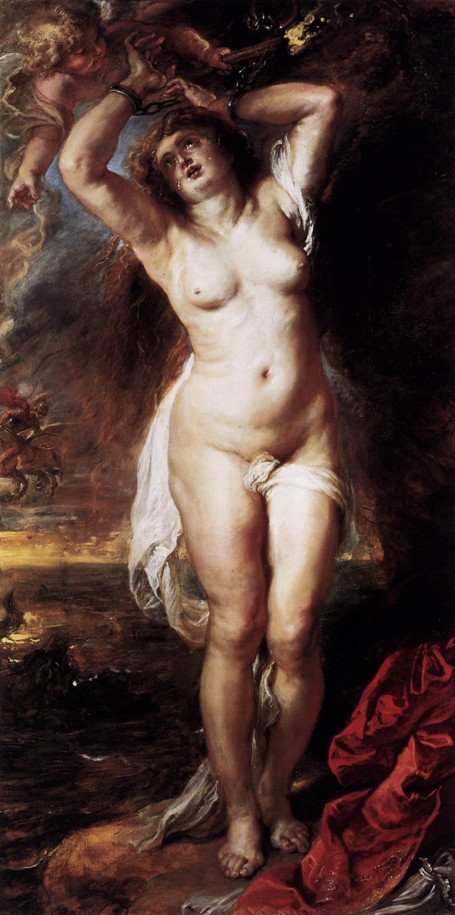 pintura Andrómeda - Peter Paul Rubens