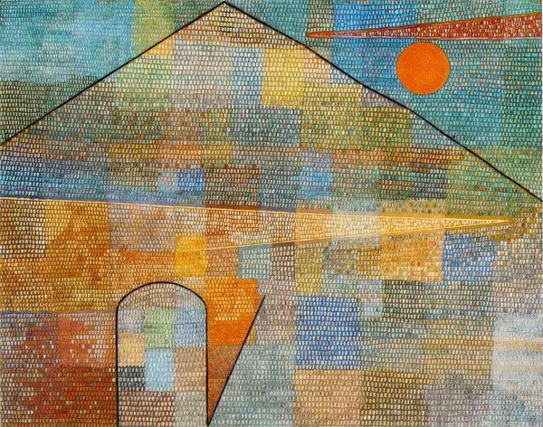 pintura Anuncio Parnassum - Paul Klee