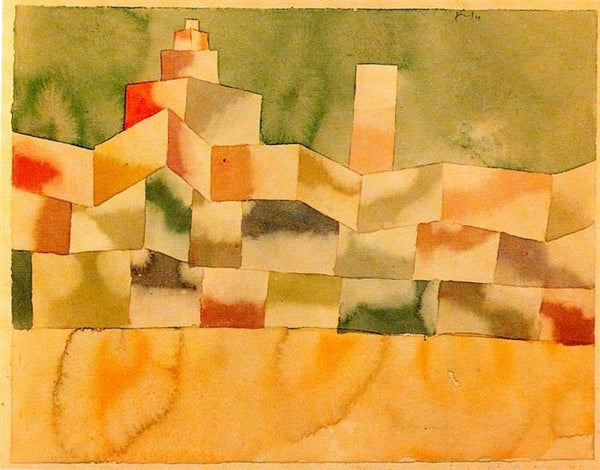 pintura Arquitectura Oriental - Paul Klee