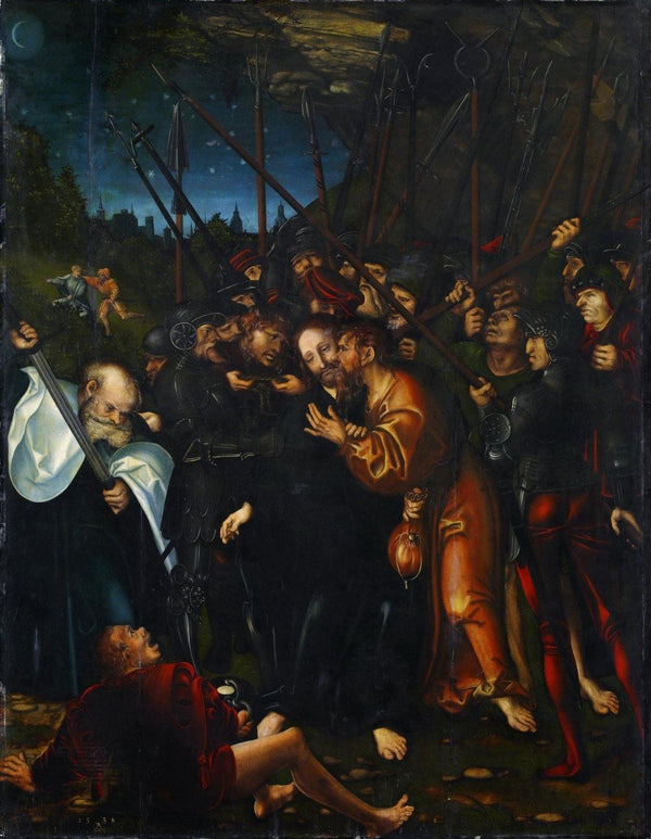 pintura Arresto De Cristo - Lucas Cranach El Viejo