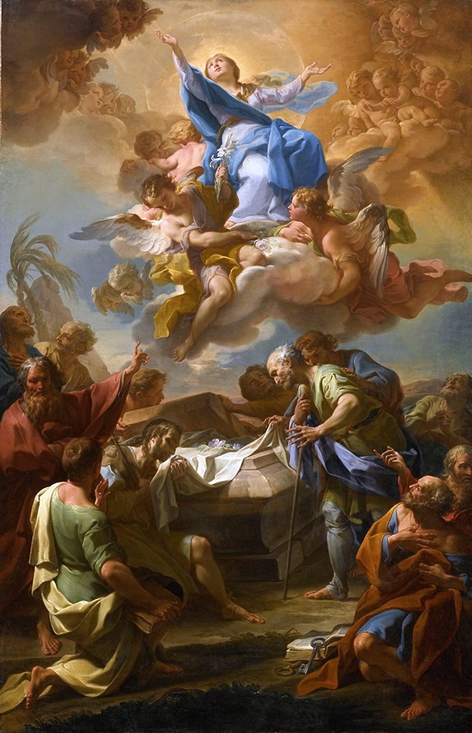 pintura Asunción De La Virgen, Versión Pequeña - Corrado Giaquinto