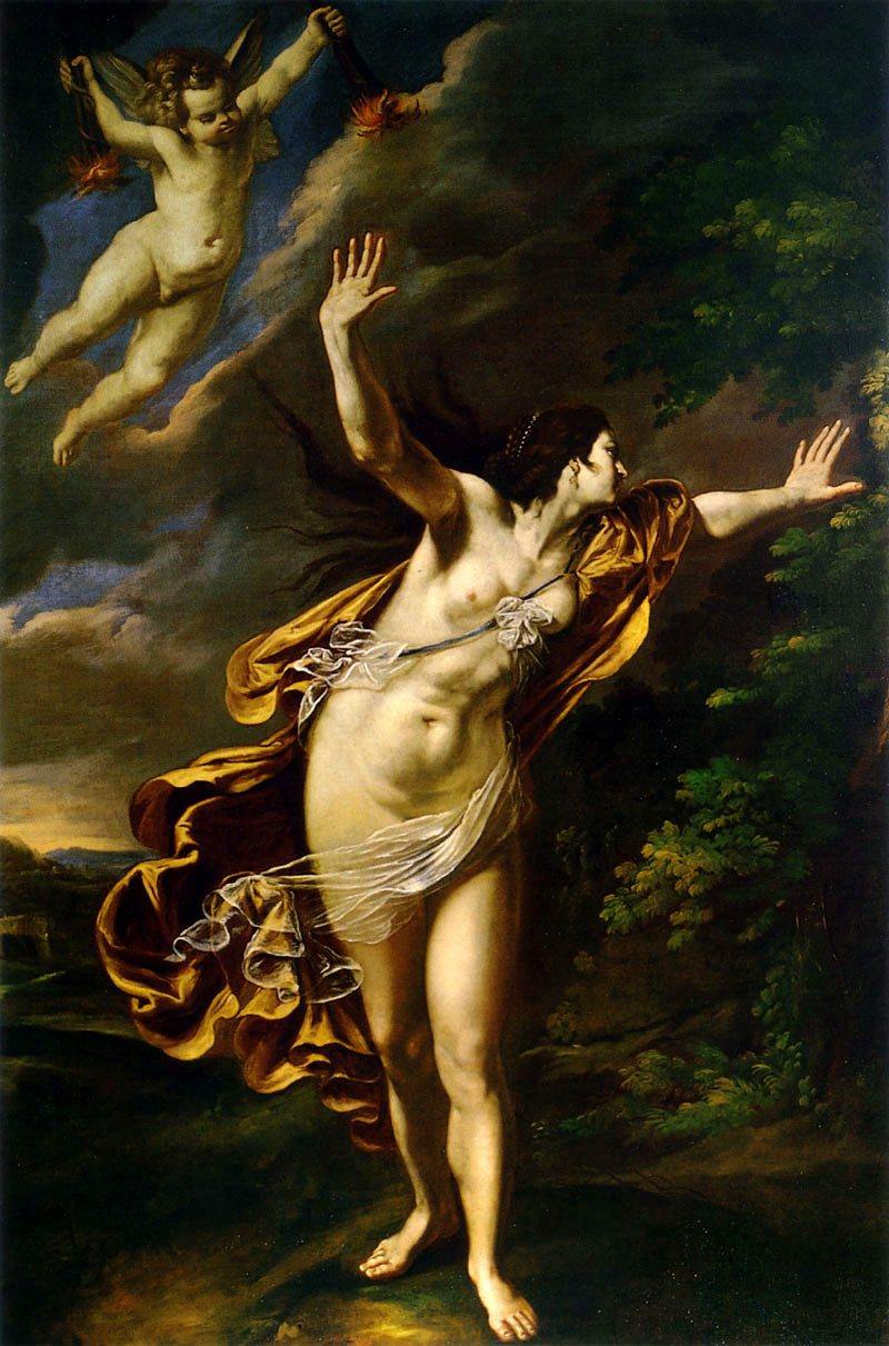 pintura Aurora - Artemisia Gentileschi