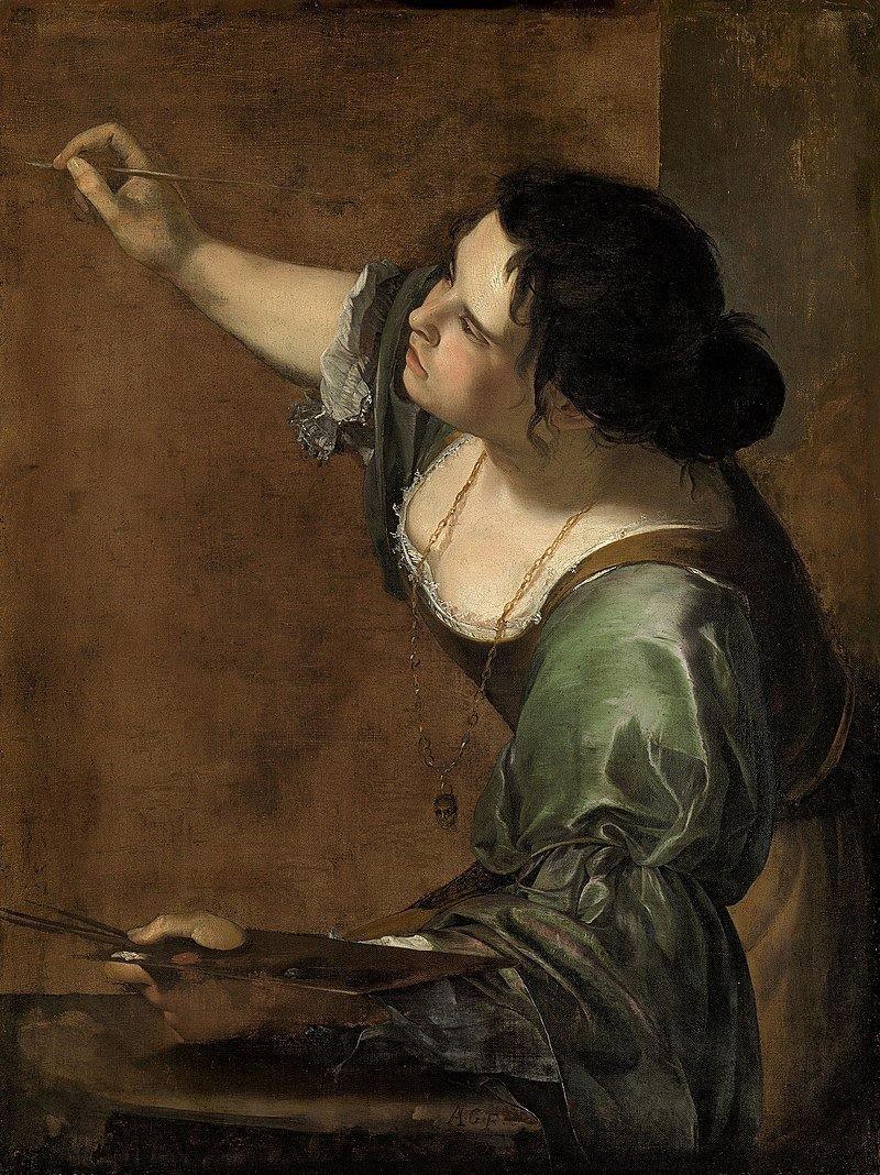 pintura Autorretrato Como Alegoría De La Pintura - Artemisia Gentileschi