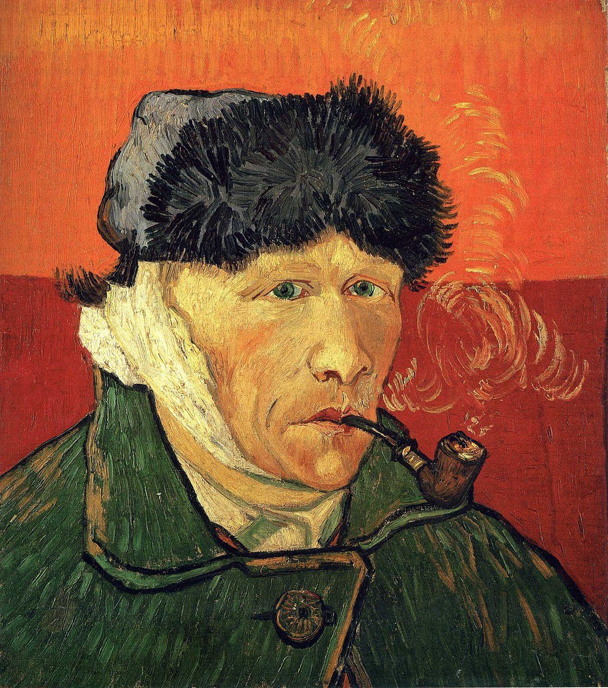 pintura Autorretrato Con Oreja Vendada - Vincent Van Gogh