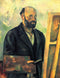 pintura Autorretrato Con Paleta - Paul Cezanne