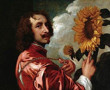 pintura Autorretrato - Anthony Van Dyck