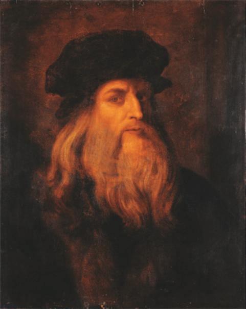 pintura Autorretrato - Leonardo Da Vinci