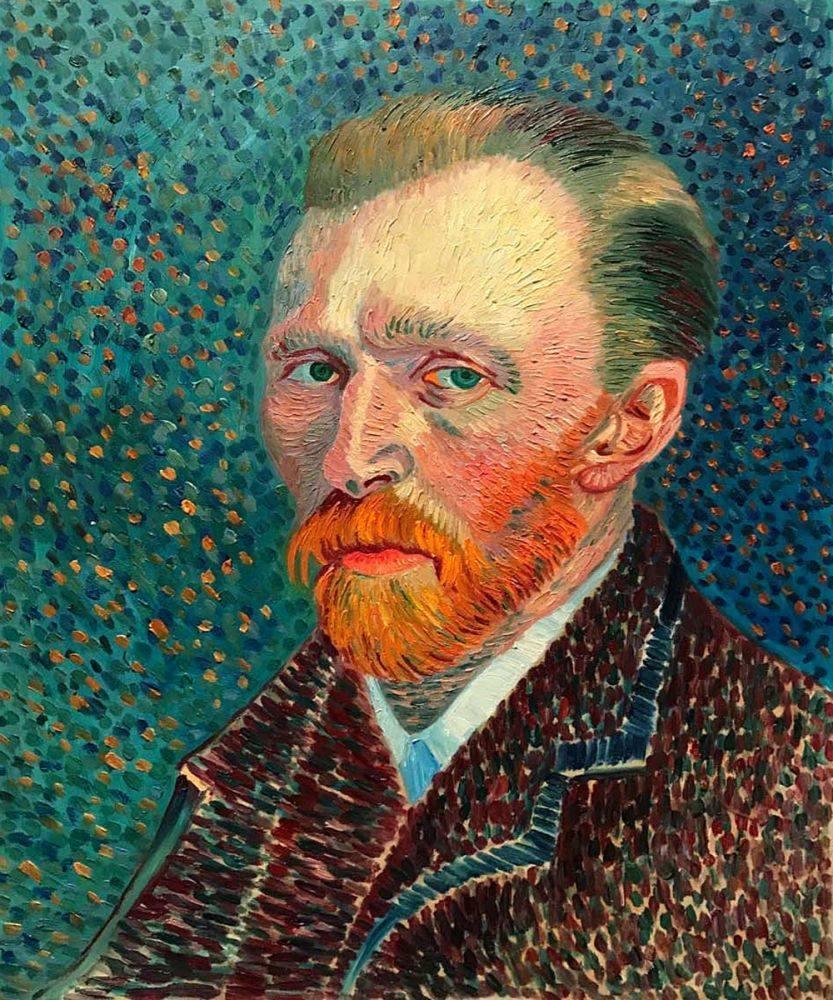 pintura Autorretrato - Vincent Van Gogh
