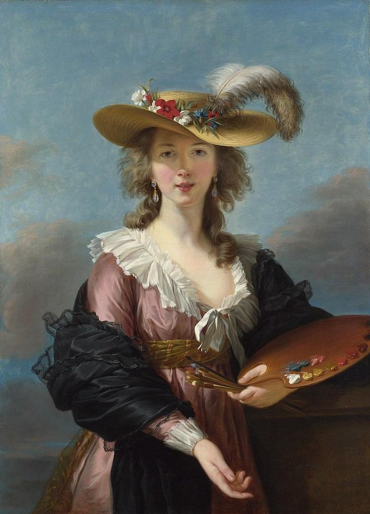 pintura Autorretrato - Elisabeth Vigée Le Brun