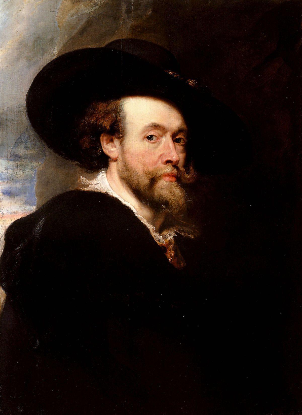 pintura Autorretrato - Peter Paul Rubens
