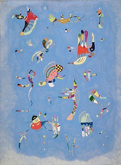 pintura Azul Cielo - Wassily Kandinsky