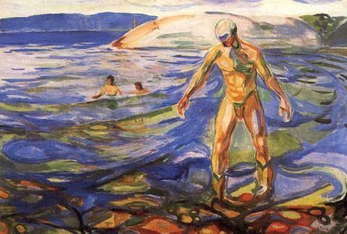 pintura Baño De La Mente - Edvard Munch