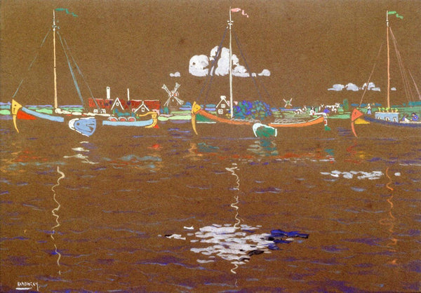 pintura Barcos - Wassily Kandinsky