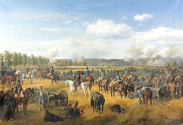 pintura Batalla De Ostrovno - Adam Albrecht