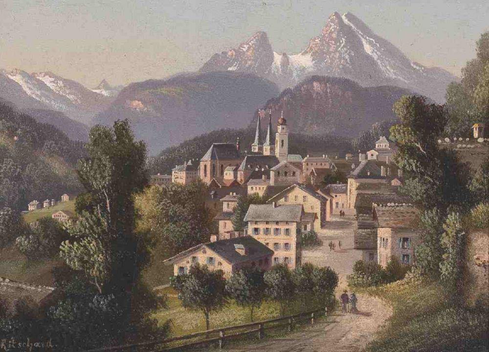 pintura Berchtesgaden - Hubert Sattler