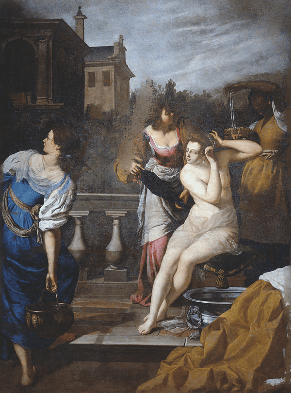 pintura Betsabé - Artemisia Gentileschi