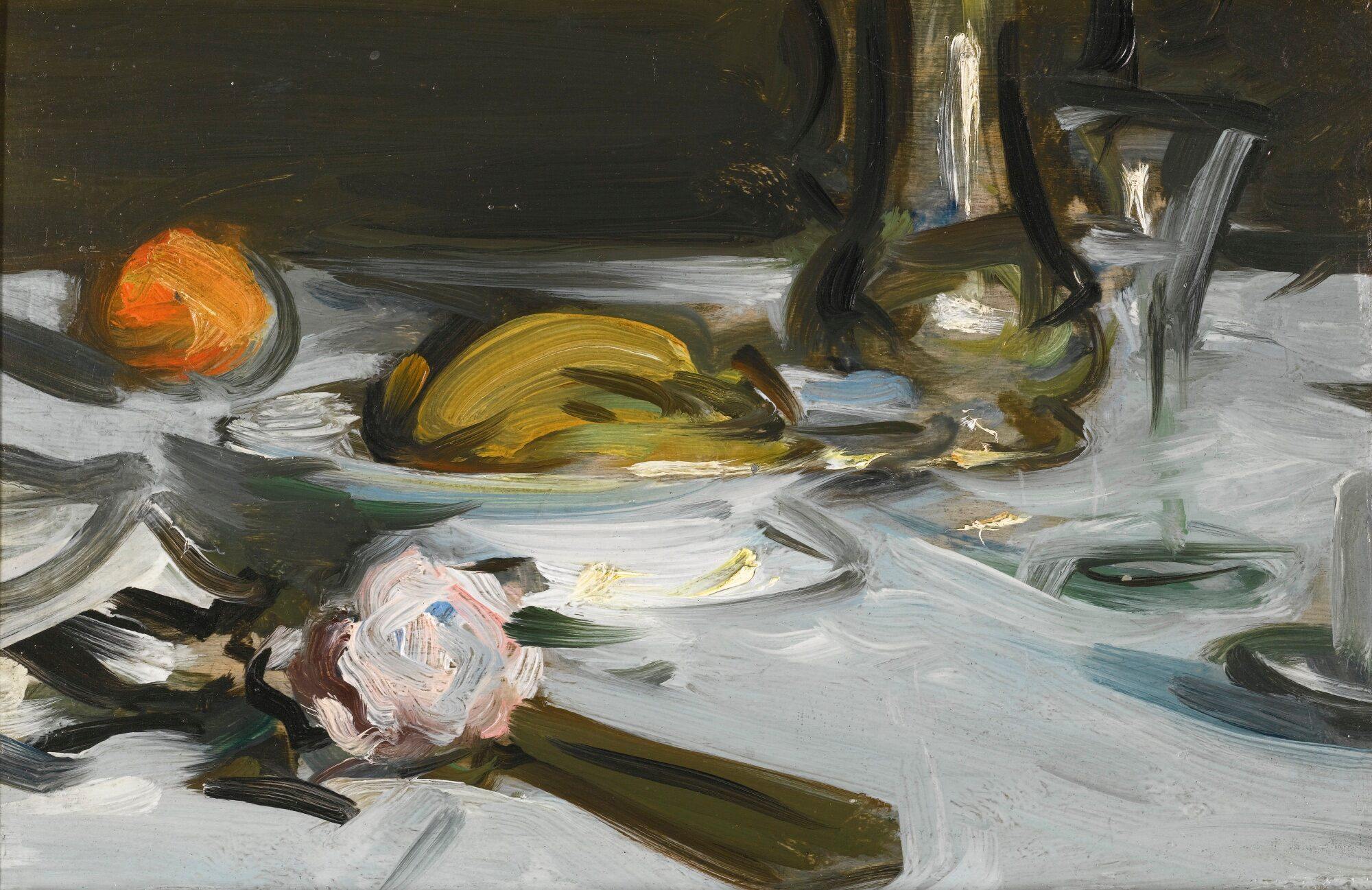 pintura Bodegón Con Cafetera Y Ventilador - Samuel John Peploe