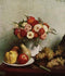 pintura Bodegón Con Flores Y Frutas - Henri Fantin-Latour