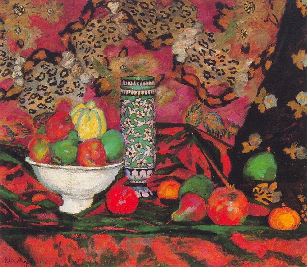 pintura Bodegón Con Frutas - Ilya Mashkov
