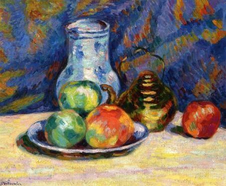 pintura Bodegón Con Manzanas - Armand Guillaumin