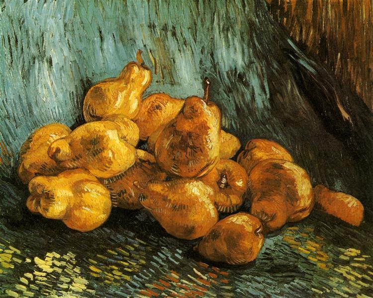 pintura Bodegón Con Peras - Vincent Van Gogh