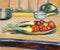 pintura Bodegón Con Tomates, Puerros Y Guisos - Edvard Munch