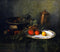 pintura Bodegón Con Urna De Cobre - William Merritt Chase
