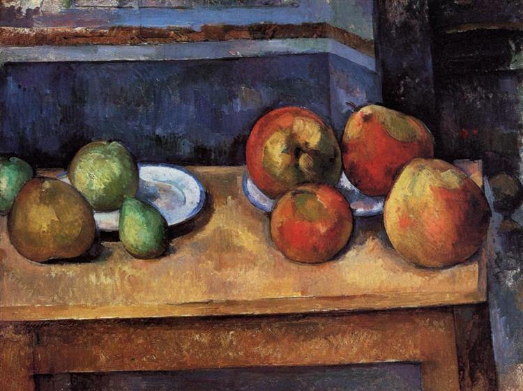 pintura Bodegón De Manzanas Y Peras - Paul Cezanne